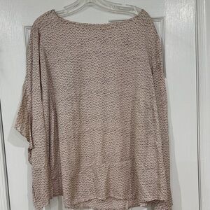 Chico's Light Pink Patterned Blouse